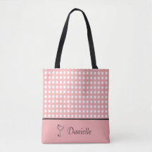 Polka Dot Canvas tas