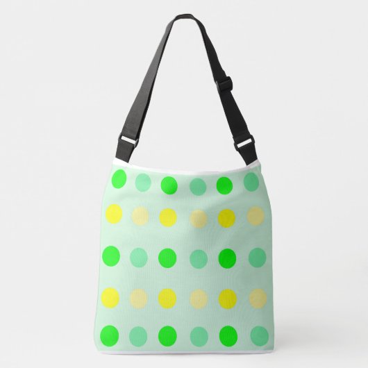 Polka Dot Canvas tas (Voorkant)