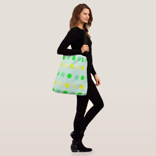 Polka Dot Canvas tas (Op model)