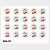 Polka Dot Cherries sticker (vel van 20) (Vel)