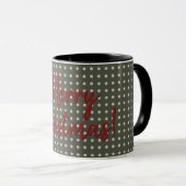 Polka Dot Christmas Mug (Devant droit)