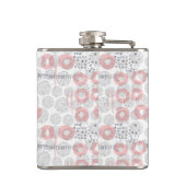 Polka Dot Circle Pattern Heupfles (Achterkant)