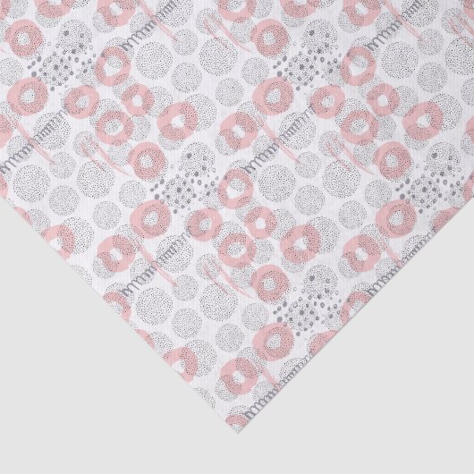 Polka Dot Circle Pattern Tissuepapier (Detail)