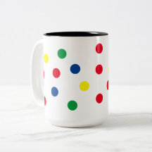 Polka Dot Coffee Mok
