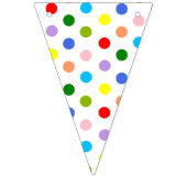 Polka Dot Colorful Vlaggetjes (Eerste vlag)