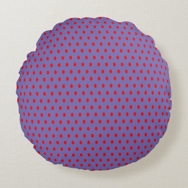 Polka Dot - Coussin Rond (Devant)