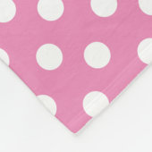 Polka Dot Cupcakes Personalized Fleece Blanket Deken (Hoek)