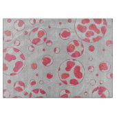 Polka Dot Dalmatian Pink and White Snijplank (Voorkant)