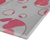 Polka Dot Dalmatian Pink and White Snijplank (Hoek)