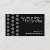 Polka Dot Distress — Monogram K Visitekaartje (Achterkant)