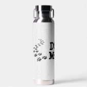 Polka Dot DOG MOM Pawprints Waterfles (Voorkant)