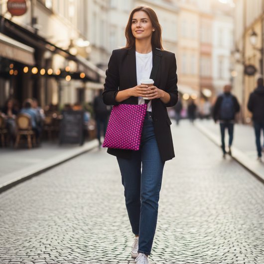 Polka Dot Elegance Crossbody Tas