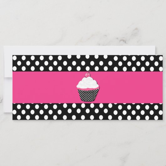 Polka Dot en Cupcake Business Cadeft Certificate (Achterkant)