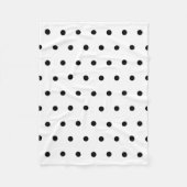 Polka Dot Fleece Deken (Voorkant)