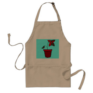 Polka Dot Flower - Apron Standaard Schort