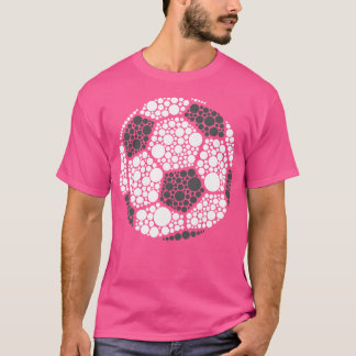 Polka Dot Football Voetballiefhebber Happy Dot Day T-shirt