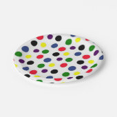 Polka Dot Fun Papieren Bordje (Gekanteld)