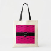 Polka Dot gepersonaliseerde tas (Voorkant)