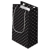 Polka Dot Gift Bag Klein Cadeauzakje (Achterkant Gekanteld)