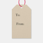 Polka Dot Gift Label Cadeaulabel (Achterkant)