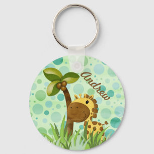 Polka Dot Giraffe Sleutelhanger