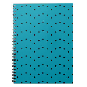 Polka Dot Green Blue Pattern Notitieboek