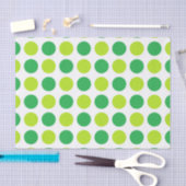 Polka Dot Greens Tissuepapier (Craft)