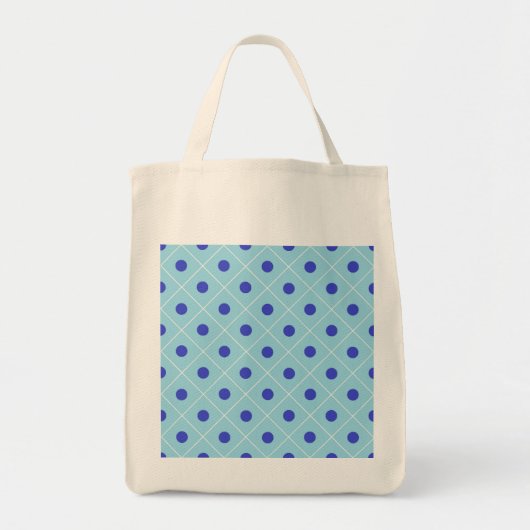 Polka Dot Grocery Tas (Voorkant)