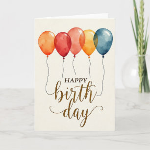 Polka Dot Happy Ballonnen Kaart