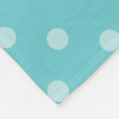 Polka Dot Happy Corgi Blanket Fleece Deken (Hoek)