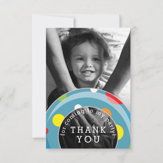 Polka Dot intérieur Tube été enfants Merci (Devant)