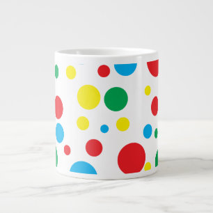 Polka Dot Jumbo Mok