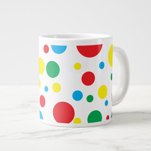 Polka Dot Jumbo Mug (Devant droit)