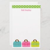 Polka Dot koopt gepersonaliseerde schrijfbenodigdh (Voorkant / Achterkant)