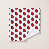 Polka Dot Lady Bugs Cute Animals Girl Baby shower (Gant de toilette)
