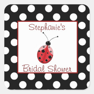 Polka Dot & Ladybug Vrijgezellenfeest Sticker