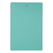 Polka Dot Mini Klembord (Aqua & Wit) (Achterkant)