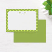 Polka Dot Mini Platte Kaart // Cadeau Label (Bureau)