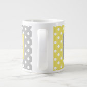 Polka Dot Monogram Jumbo Mok (Achterkant)