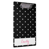 Polka Dot Monogram Klembord (Rechts)