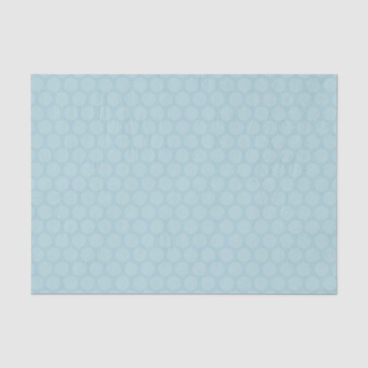 Polka Dot Ocean Blue Tissuepapier (Voorkant)