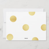 POLKA DOT OR | CARTE PHOTO VACANCES (Dos)