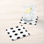 Polka Dot Papier Onderzetters (Insitu)