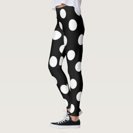 "Polka Dot" Patroonpatronen Leggings (Links)