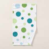 Polka dot pattern bad handdoek (Handdoek)