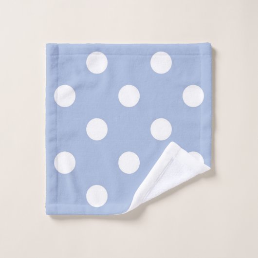 Polka dot pattern bad handdoek (Wasdoekje)