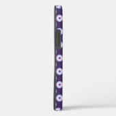 Polka Dot Pattern - Blue Violet Paars Lavender Case-Mate iPhone Case (Achterkant / Rechts)