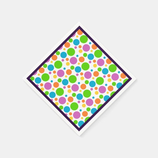 Polka Dot Pattern Servetten (Hoek)