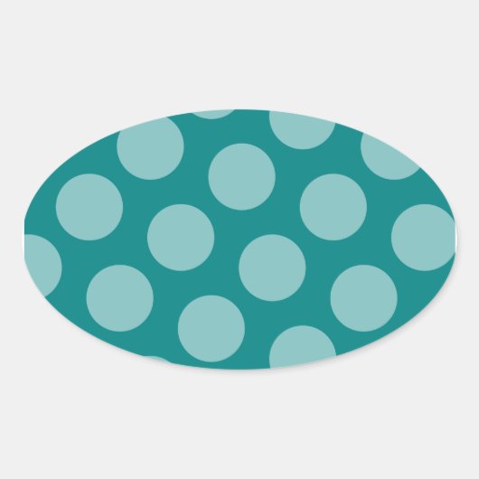 Polka Dot Pattern Sticker (Voorkant)