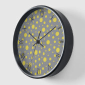 Polka Dot Pattern Yellow Grey (Hoek)